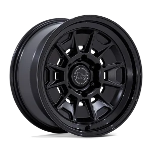 Black Rhino – BR021 MONDO – Black – 17″x8.5″ -10mm – All weather Wheels – BR021MB17856810N